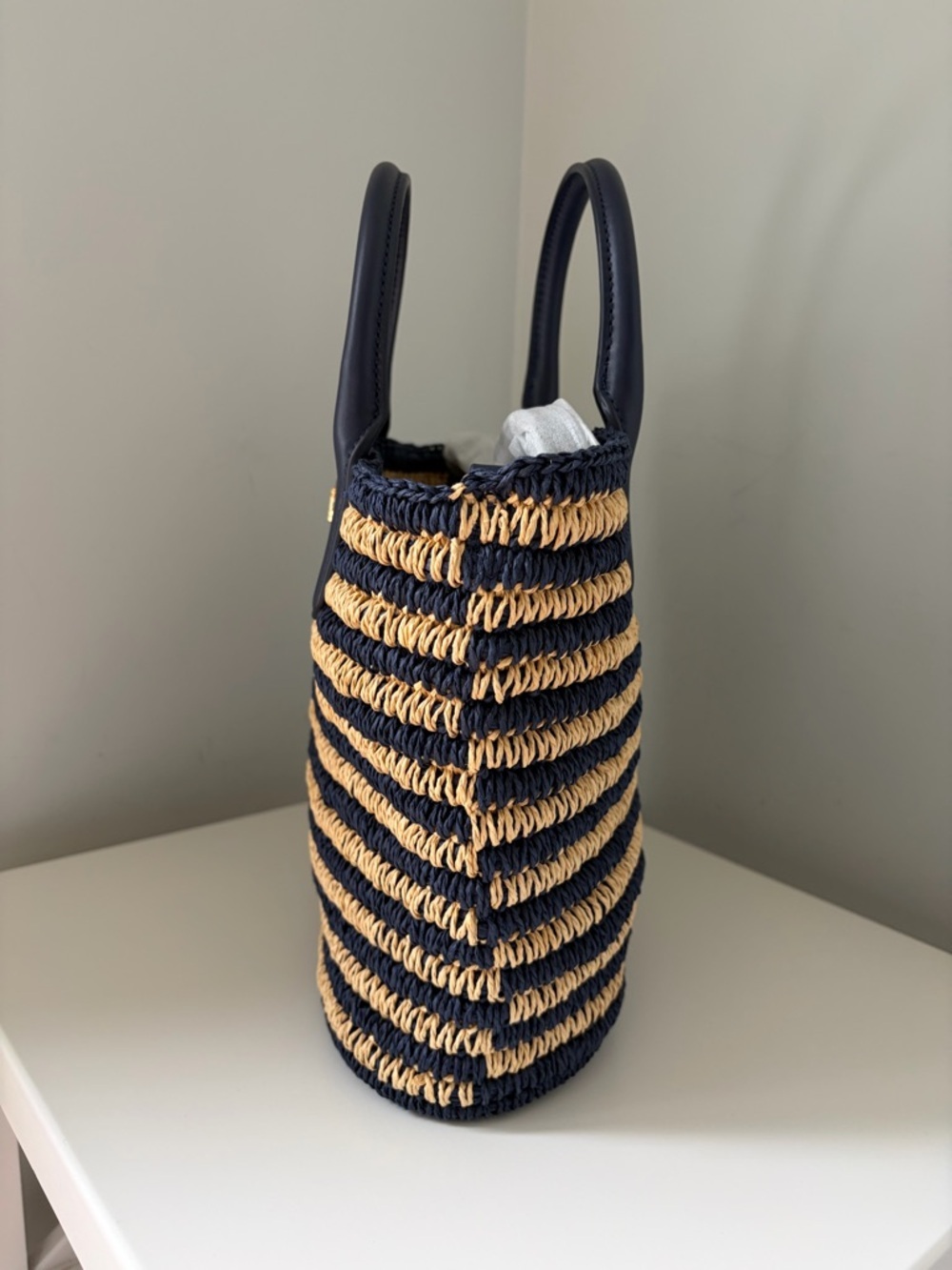 Ralph Lauren Brie Medium Striped Tote Bag - Picture 4 of 11